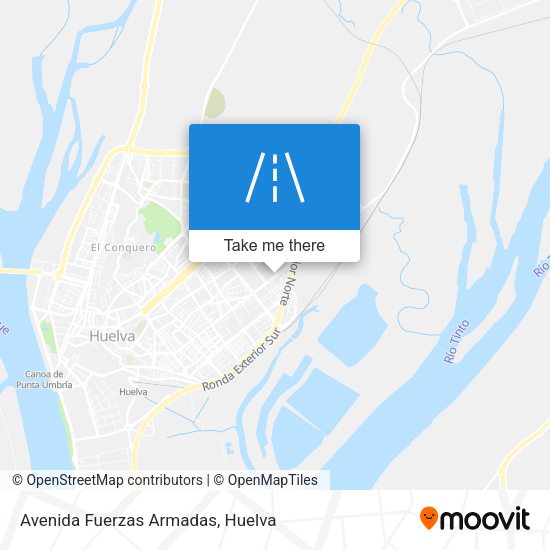 Avenida Fuerzas Armadas map