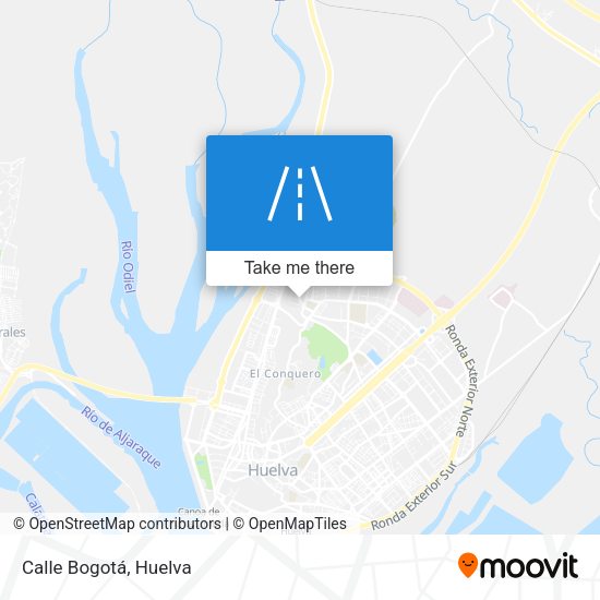 Calle Bogotá map