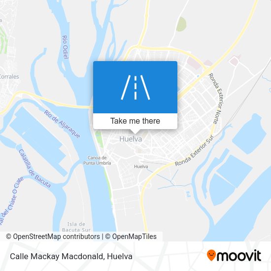 Calle Mackay Macdonald map