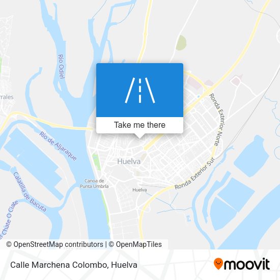 Calle Marchena Colombo map