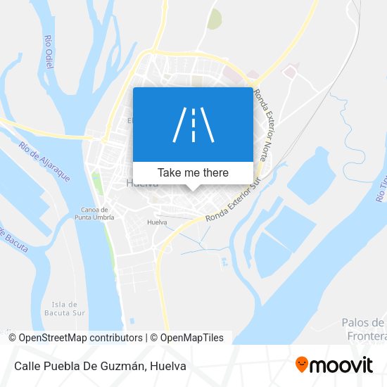 Calle Puebla De Guzmán map
