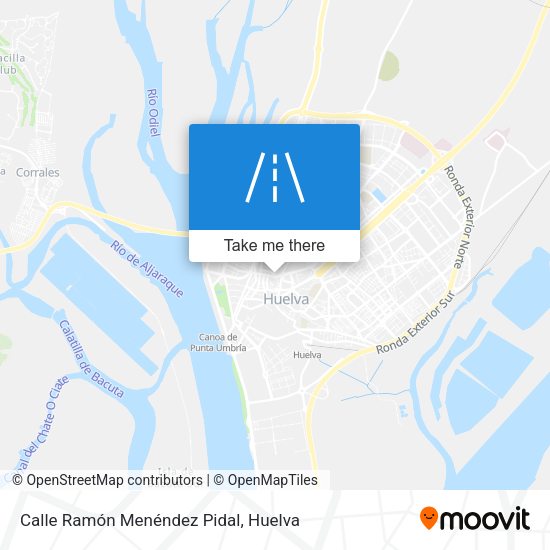 Calle Ramón Menéndez Pidal map