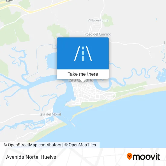 Avenida Norte map