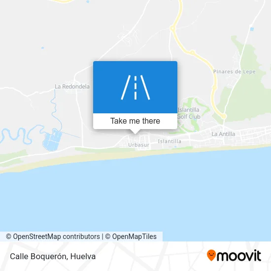 Calle Boquerón map