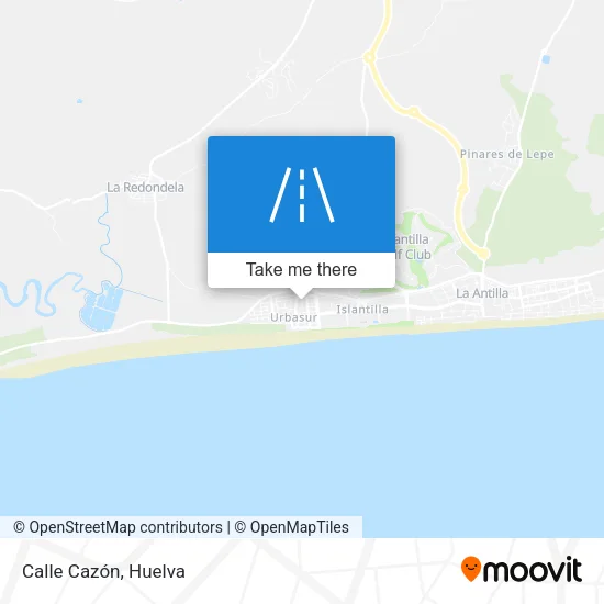 Calle Cazón map