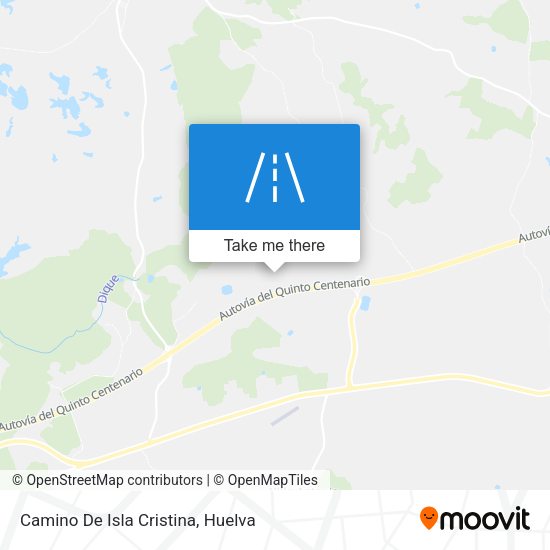 Camino De Isla Cristina map