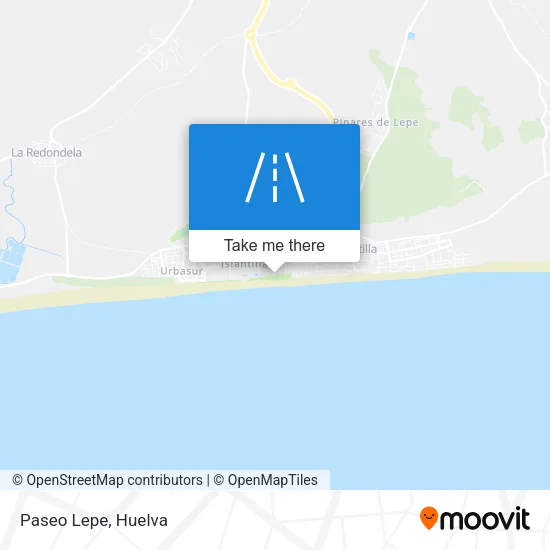 Paseo Lepe map