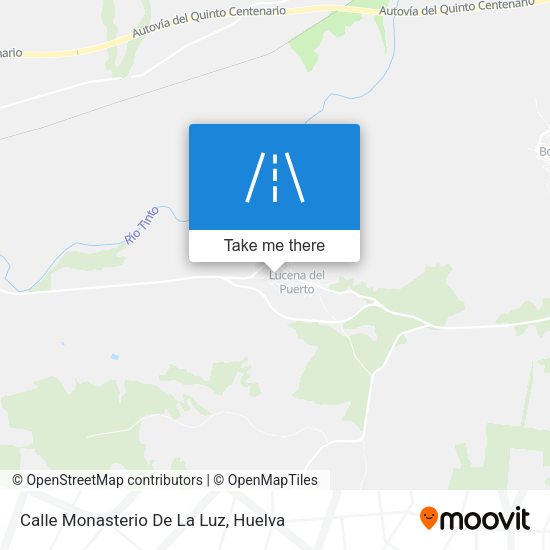 Calle Monasterio De La Luz map