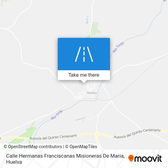 Calle Hermanas Franciscanas Misioneras De María map