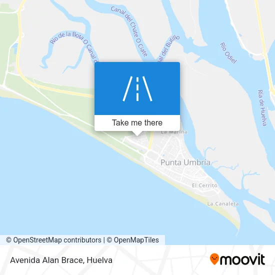 Avenida Alan Brace map