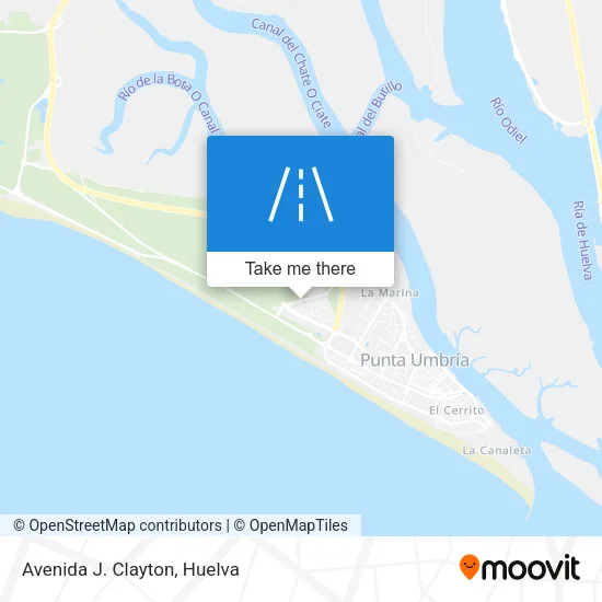 Avenida J. Clayton map
