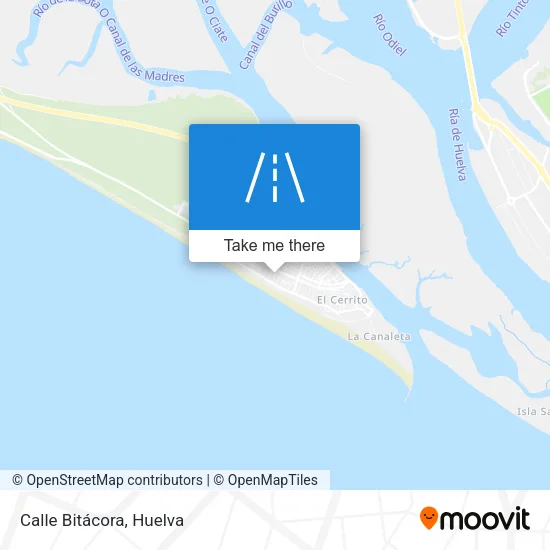 Calle Bitácora map
