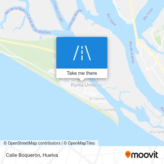 Calle Boquerón map