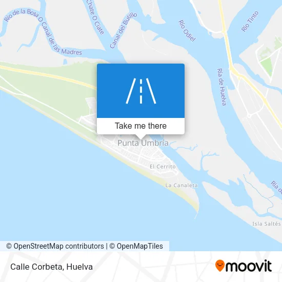 Calle Corbeta map