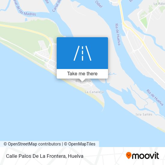 Calle Palos De La Frontera map