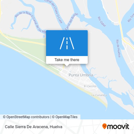 Calle Sierra De Aracena map
