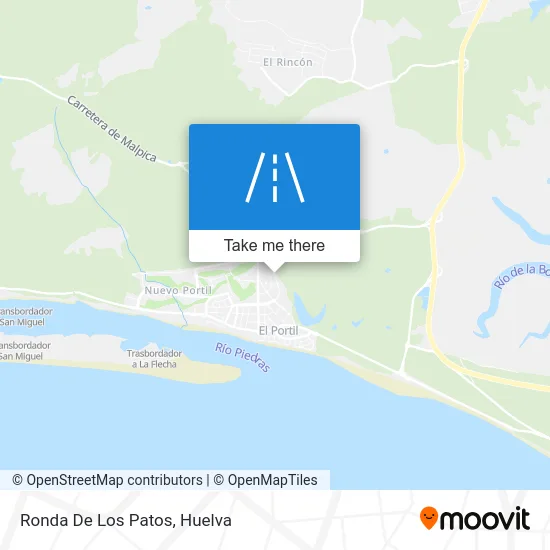 Ronda De Los Patos map