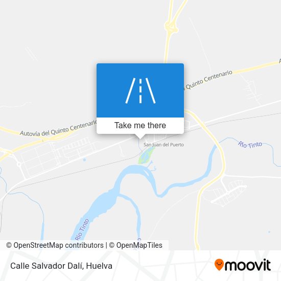Calle Salvador Dalí map
