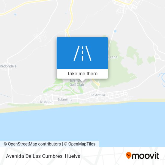 Avenida De Las Cumbres map