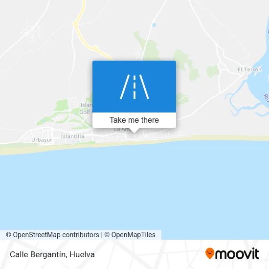 Calle Bergantín map