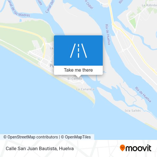 Calle San Juan Bautista map