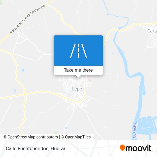 Calle Fuenteheridos map