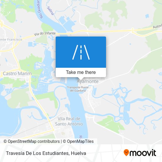 Travesía De Los Estudiantes map