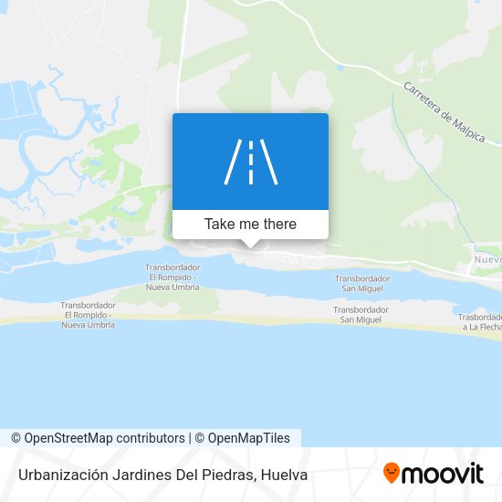 Urbanización Jardines Del Piedras map