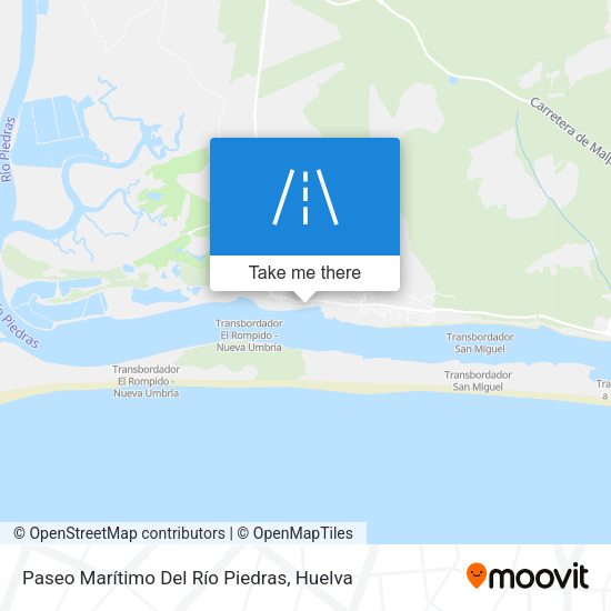 Paseo Marítimo Del Río Piedras map