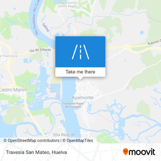 Travesía San Mateo map