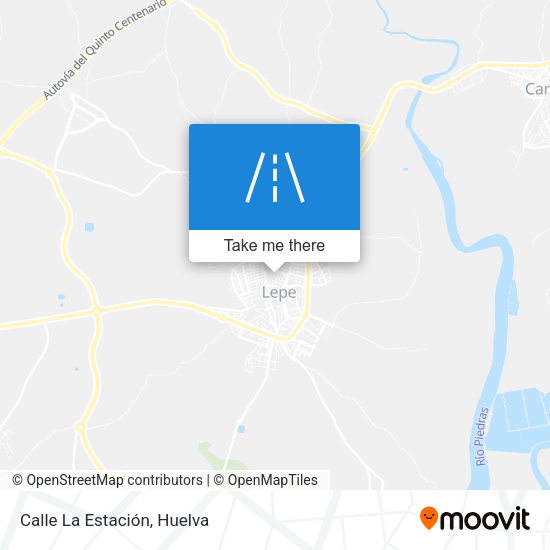 Calle La Estación map
