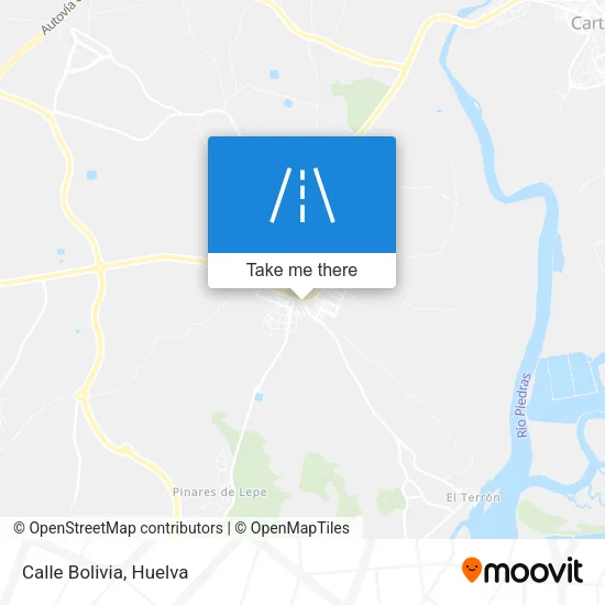 Calle Bolivia map