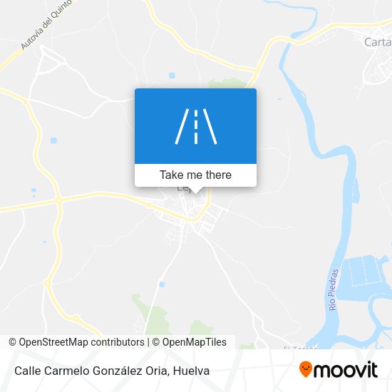 Calle Carmelo González Oria map