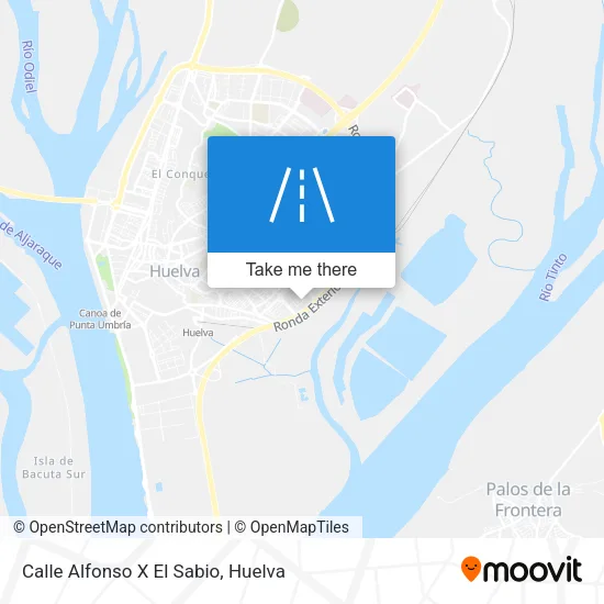 Calle Alfonso X El Sabio map