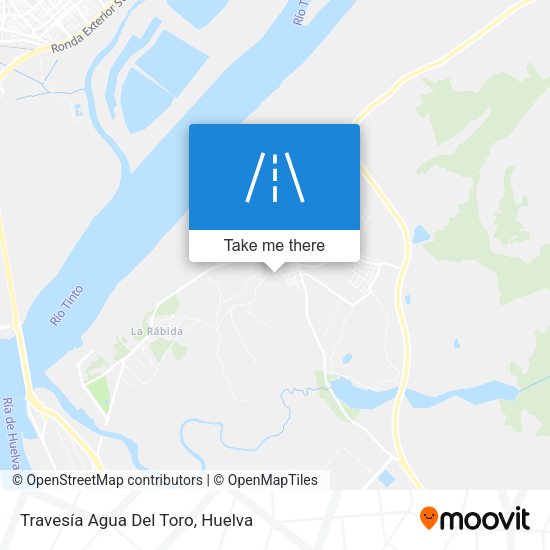 Travesía Agua Del Toro map