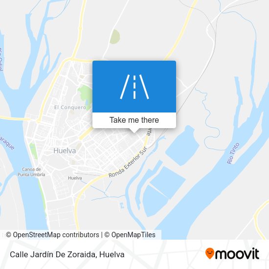 Calle Jardín De Zoraida map
