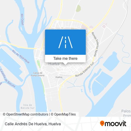 Calle Andrés De Huelva map