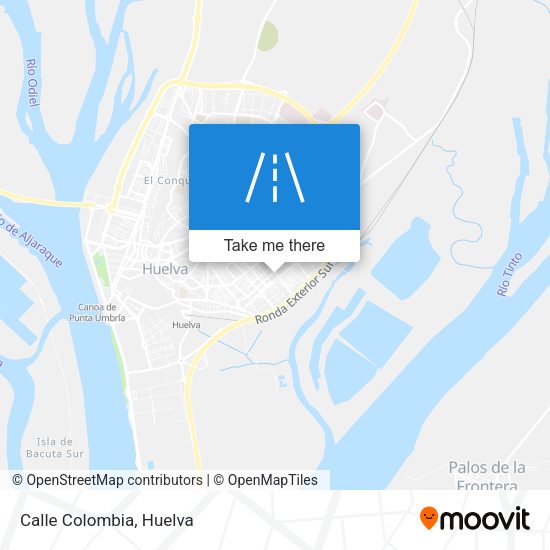 Calle Colombia map