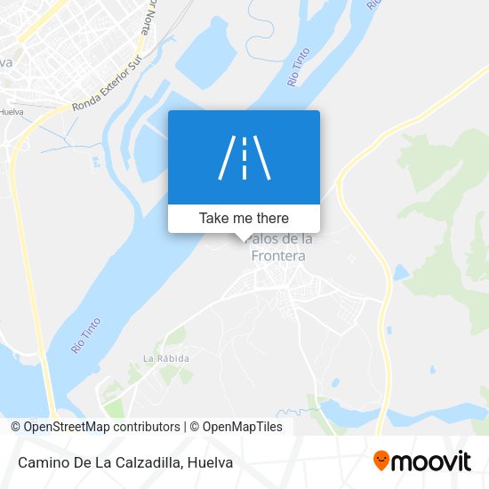 Camino De La Calzadilla map