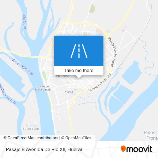 Pasaje B Avenida De Pío XII map