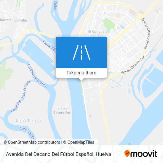 Avenida Del Decano Del Fútbol Español map