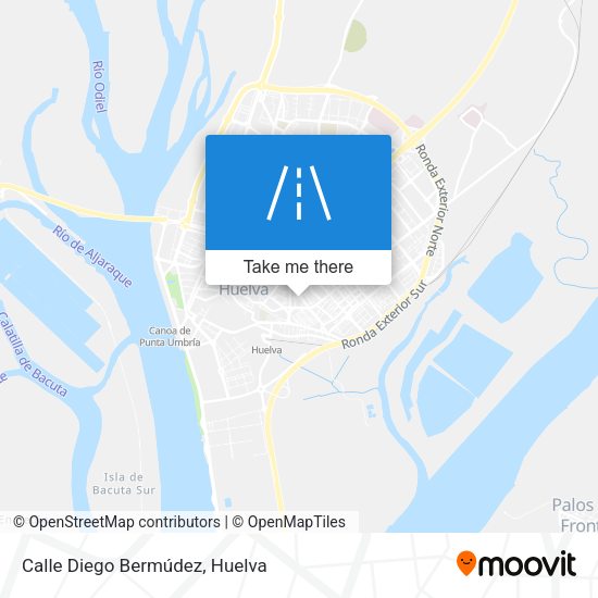 Calle Diego Bermúdez map