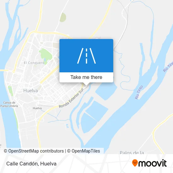 Calle Candón map