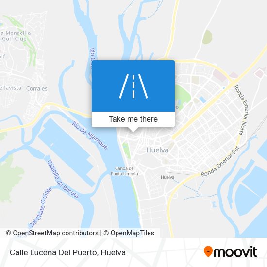 Calle Lucena Del Puerto map