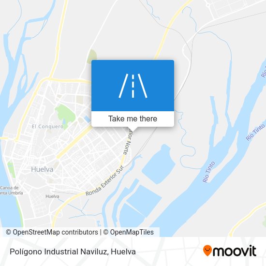 Polígono Industrial Naviluz map