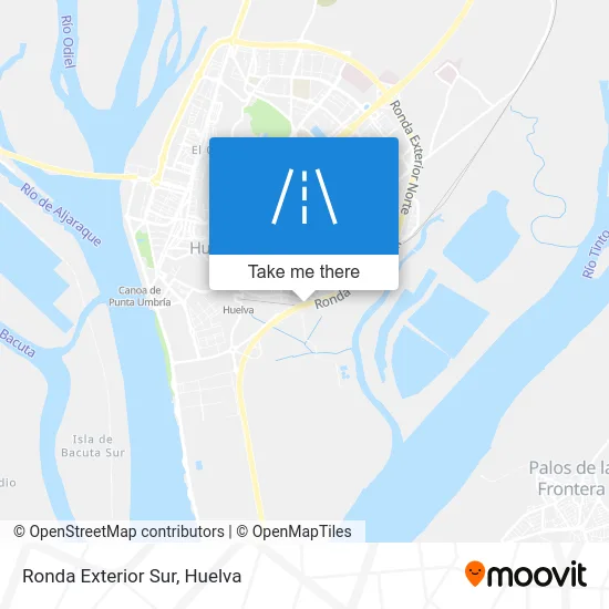 Ronda Exterior Sur map