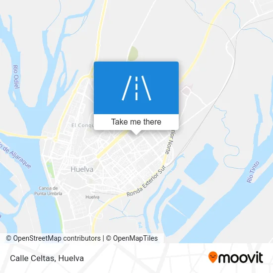 Calle Celtas map