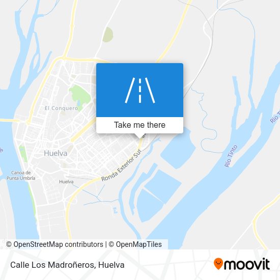 Calle Los Madroñeros map