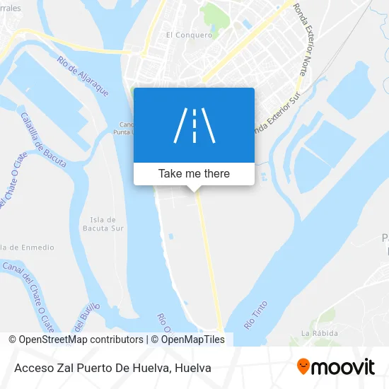 Acceso Zal Puerto De Huelva map