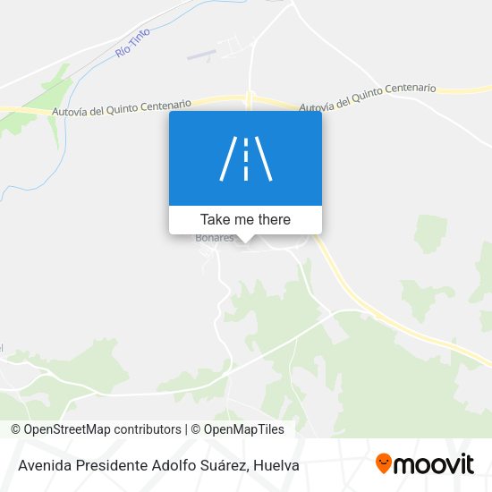 Avenida Presidente Adolfo Suárez map